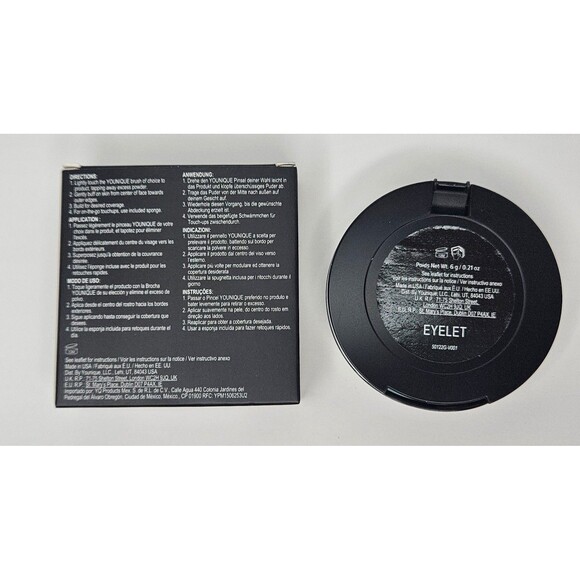 Younique Touch Complexion+ Pressed Powder Foundation Eyelet .21oz New in Box - Picture 4 of 7